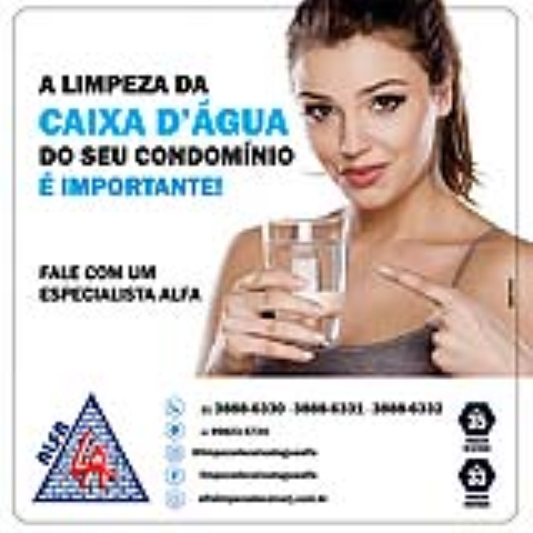 Limpeza e desinfecção de Caixas de água